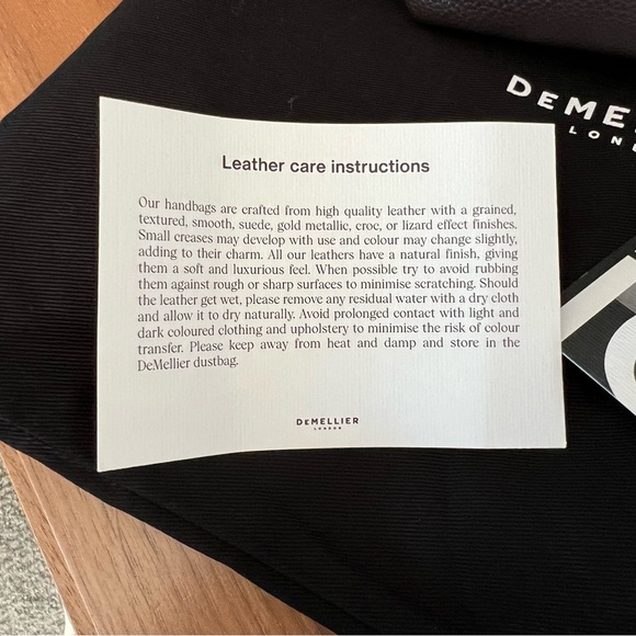 COPY - Demellier London x Claire Rose Icons LE Midi New York Bag Chocolate Leat… - Picture 14 of 16